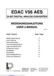 Lake People EDAC V56 AES Bedienungsanleitung