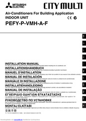 Mitsubishi Electric CITY MULTI PEFY-P80VMH-A-F Installationshandbuch