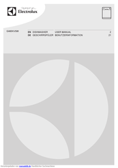 Electrolux GA60KVSW Benutzerinformation