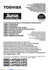 Toshiba MMD-AP0721HFE Betriebsanleitung
