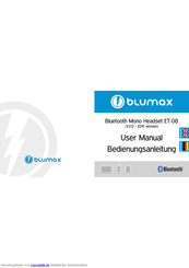 Blumax ET-08 Bedienungsanleitung