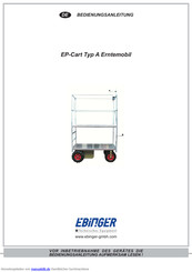 Ebinger EP-Cart  A Bedienungsanleitung