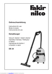 Fakir nilco DS 34 Gebrauchsanleitung