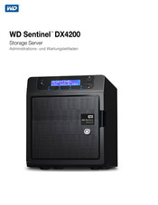 WD Sentinel DX4200 Administrations- Und Watrungsleitfaden