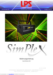lps SimPlex Bedienungsanleitung
