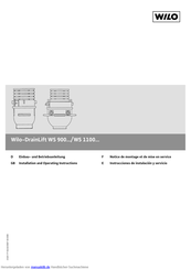 Wilo DrainLift WS 1100 Einbau- Und Betriebsanleitung
