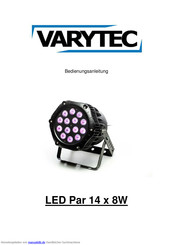 Varytec LED Par 14 x 8W Bedienungsanleitung