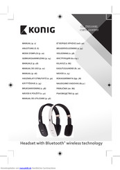 Konig CSBTHS100WH Anleitung