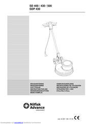 Nilfisk-Advance SD 430 Bedienungsanleitung
