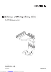 Bora CKASE Bedienungs- Und Montageanleitung