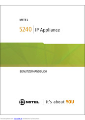 Mitel 5240 IP Appliance Benutzerhandbuch