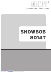 Eliet SNOWBOB 8014T Bedienungsanleitung