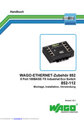 WAGO 8 Port 100BASE-TX Handbuch