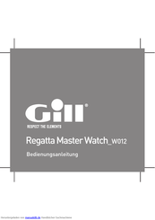 Gill Regatta Master Bedienungsanleitung