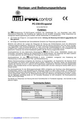 Osf POOLcontrol PC-230-ES-spezial Montage- Und Bedienungsanleitung
