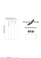 Wings of change ÖTZI Betriebsanleitung