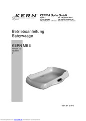 KERN MBE 10K10 Betriebsanleitung