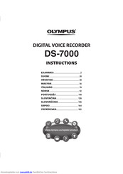 Olympus DS-7000 Benutzerhandbuch