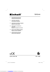 Einhell 11025 Originalbetriebsanleitung