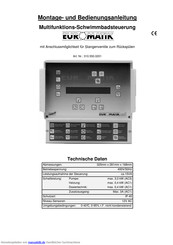 osf EUROMATIK-2000 Montage- Und Bedienungsanleitung