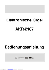 Kirstein AKR-2187 Bedienungsanleitung
