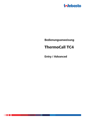 Webasto ThermoCall TC4 Bedienungsanweisung