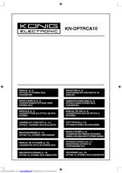 Konig Electronic KN-OPTRCA10 Anleitung