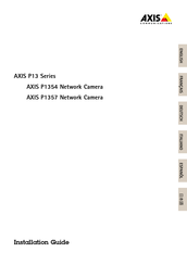 Axis P1355-E Installationsaleitung