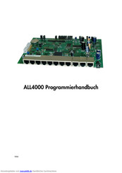 Allnet ALL4000 Programmierhandbuch