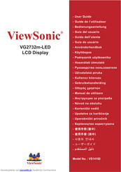 ViewSonic VG2732m-LED Bedienungsanleitung
