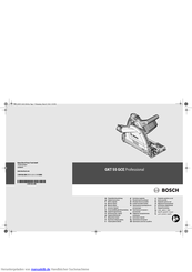 Bosch GKT 55 GCE Professional Originalbetriebsanleitung