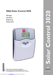NAU Solar Control 3020 Bedienungsanleitung