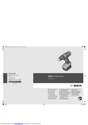 Bosch GSB Professional 14,4-2 Originalbetriebsanleitung