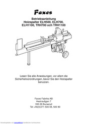 Faxes ELH500 Betriebsanleitung