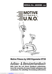 Motive Fitness J62058 - xx Serie Aufbau- & Benutzerhandbuch