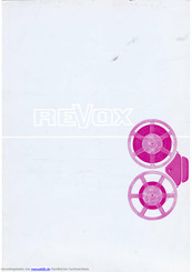 Revox D 36-1 Gebrauchsanweisung