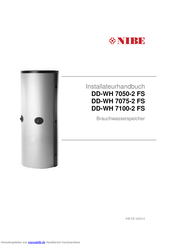Nibe DD-WH 7075-2 FS Installateurhandbuch