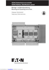 Eaton CEAG Montage- Und Betriebsanleitung