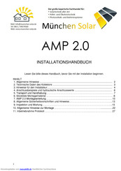 Munchen Solar AMP 2.0 Installationshandbuch