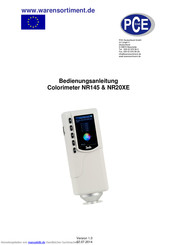PCE Instruments NR20XE Bedienungsanleitung