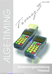 ALGE-Timing Timy3 W Bedienungsanleitung