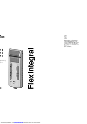 Braun Flex Integral 5315 Bedienungsanleitung