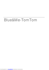 TomTom Blue&Me Handbuch