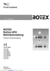 Rotex UFH-RMF6A Serie Betriebsanleitung