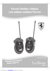 Lexibook TW06FE Bedienungsanleitung