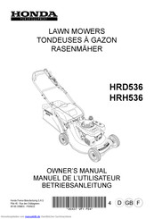 Honda Power Equipment HRH536 Betriebsanleitung