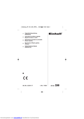 EINHELL BT-EH 250 Originalbetriebsanleitung