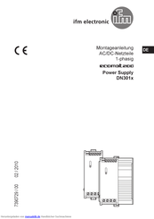 IFM Electronic ecomat200 DN301x Montageanleitung
