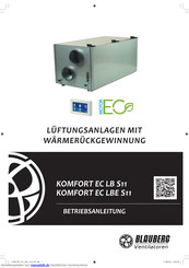 BLAUBERG KOMFORT EC LB S11 Betriebsanleitung
