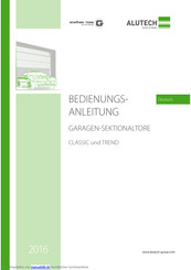 Alutech TREND Bedienungsanleitung